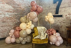 Balloons and backdrops